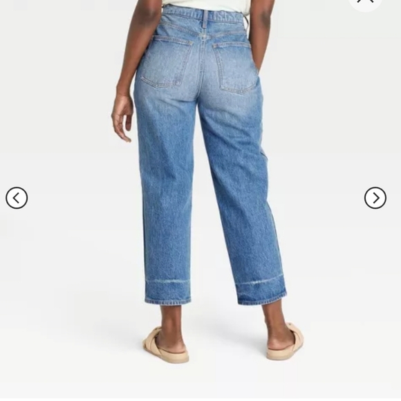 NWTSuper-High Rise Vintage Straight Jeans - Universal Thread™ Medium Wash SZ 8R - Picture 8 of 9